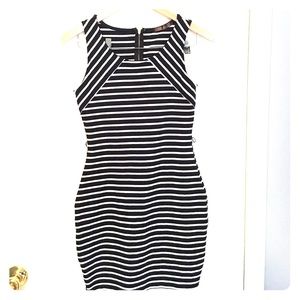 Size S Stripped Bodycon Dress